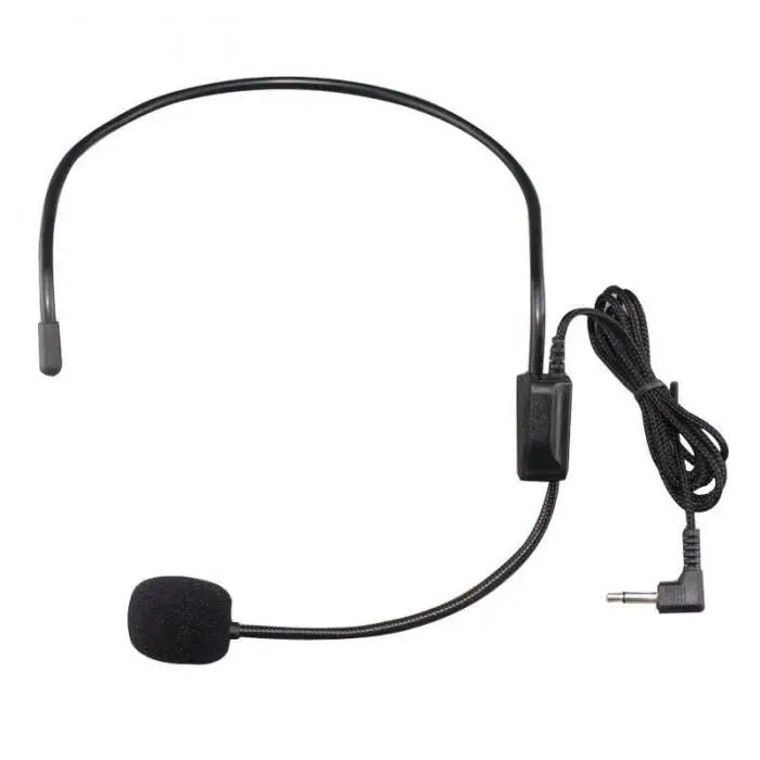 New Portable Head-mounted Headset Microphone Wired 3.5mm Plug Guide Lecture Speech Headset Mic For Teaching Meeting bee ear mic