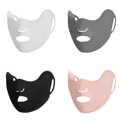 UPF50+ Ice Silk Sun Protection Face Mask Cool Breathable Lightweight for Outdoor Running Golf Summer Sports Women Men