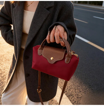 Retro Casual Fashion Ladies Shoulder Bag Stylish Trendy Crossbody Bag Quality Small Square Bag Urban Minimalist Style Polyest...