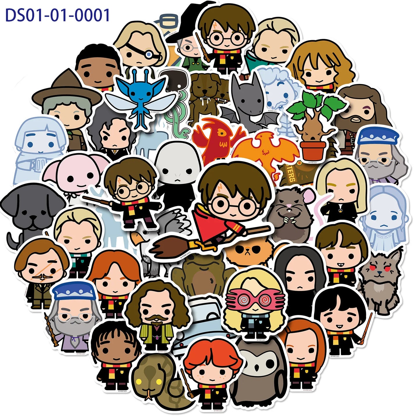 Harry Potter Theme Party Favors Gifts Bag Slap Bracelets 50pcs Stickers Keychains Birthday Souvenir Supplies Classroom Rewards