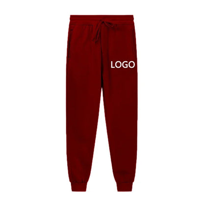 Customized Sweatpants Men Fashion Peronality Printed Drawstring Pocket Sport Pants Women Casual Workout Jogging Long Trousers