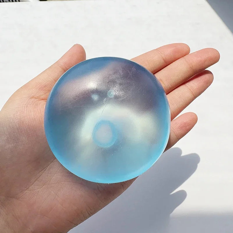 6cm Coconut Oil Stress Ball Shapeable Squeeze Ball Non-Bounce Fidget Toy ASMR Sensory Anti-Stress Festival Gift