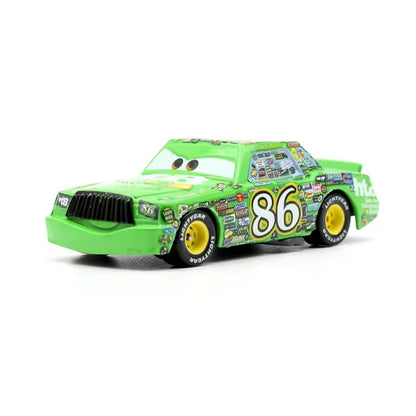 Disney Pixar Cars Lightning McQueen Storm Jackson Mack Container Truck 1/55 Ratio Die Casting Alloy Car Model Toys Truck Gifts