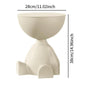 Creative Side End Table Flat Head Bedside Table Household Sofa Side Rack Bedroom Balcony Movable Mini Table Small Apartment Tea