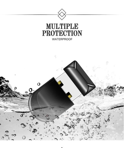 Super Mini USB 3.0 Flash Drive 64GB Free Chain Memory Stick Creative Gift Pen Drive 32GB Black Red White High Speed Pendrive 16G