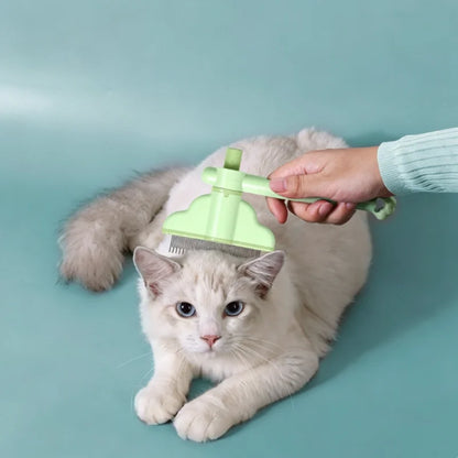 Dog Comb Pet Hair Remover One Button Dogs Brush Self-cleaning Cat Brush Massage Combs for Dog Grooming Brushes for Pet Products