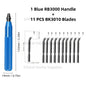 Deburring Tool RB3000 with 1 or 11 High Speed Steel Swivel Blades BS1010 BS1018 BK3010 BS3010 360 Degree Rotary Head Burr Remove