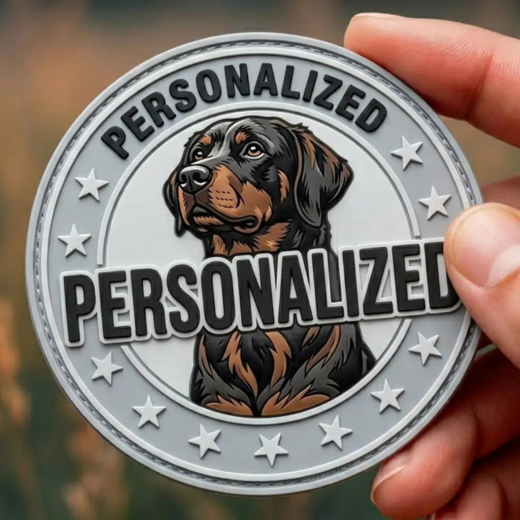 Custom Brand Logo 3D Stereoscopic PVC Rubber Patches Hook and Loop Sew On Tactical Morale Badges Personalized Clothing