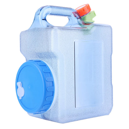 15-3L Portable Water Container with Spigot Water Storage Carrier Water Storage Container for Outdoor Camping Picnic Water Bottle