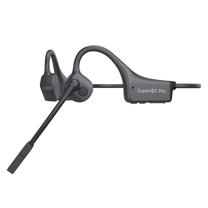 Open Ear Bone Conduction Headphones with dual microphone Wireless Bluetooth Headphone with Mic Headset for work/business/Cycling