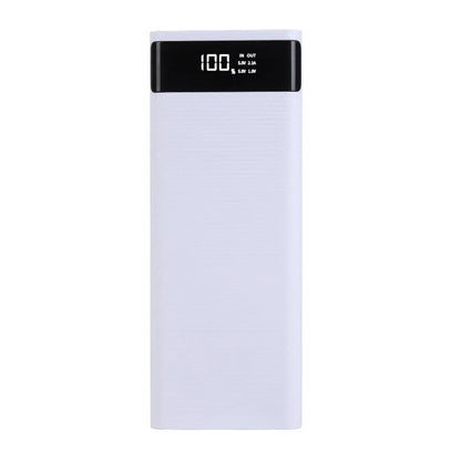 8X18650 Dual USB Power Bank Shell Micro USB Type C 5V 4.5A DIY Case Battery Charge Storage Box Super Fast Charge without Battery