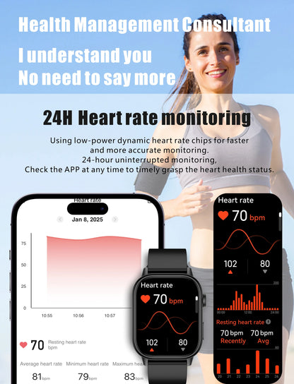 2026New Military Dual-band GPS Smart Watch Compass IP68K Waterproof Bluetooth Call Heart rate Sports Smart Watch For IOS Andriod