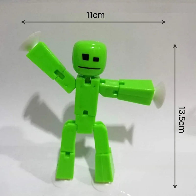 Suction Cup Toys Sticky Robbot Toys for Children Deformable Action Figure Sucker Toys for 2 3 4 Years Kids Boys Girls Gifts