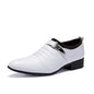 Hot Sale Dress Shoes Man Big Size 48 Casual Business Leather Shoes Men Pointed Toe Wedding Shoe Classic White Men's Formal Shoes