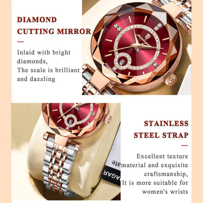 POEDAGAR High Quality Exquisite Wristwatch For Woman Waterproof Stainless Steel Date Quartz Ladies Watch Elegant Women's Watches