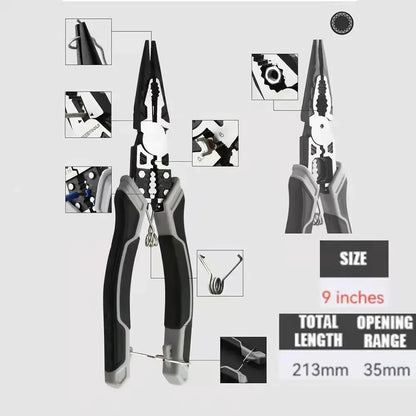 Universal Multifunctional Series: Diagonal Pliers, Needle Nose Pliers, Wire Cutters - Electrician Hardware Tools