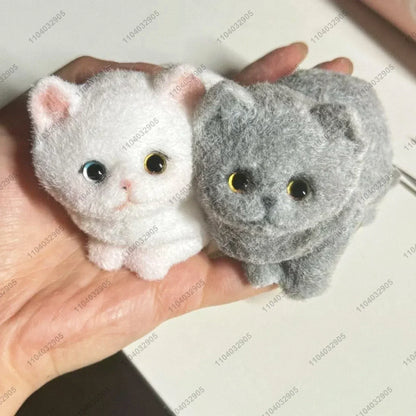 Kitty Taba Squishy Soft Cat Fidget Toy ASMR Cute Animal Squeeze Toy Anti Stress Funny Toys For Children Christmas Party Gift