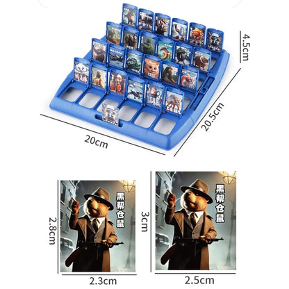 Italian Brainrot Guess Who I Am Game Tung Tung Tung Sahur Tralarero Tralala AI Abstract Animals Puzzle Board Game Cards Gift Toy