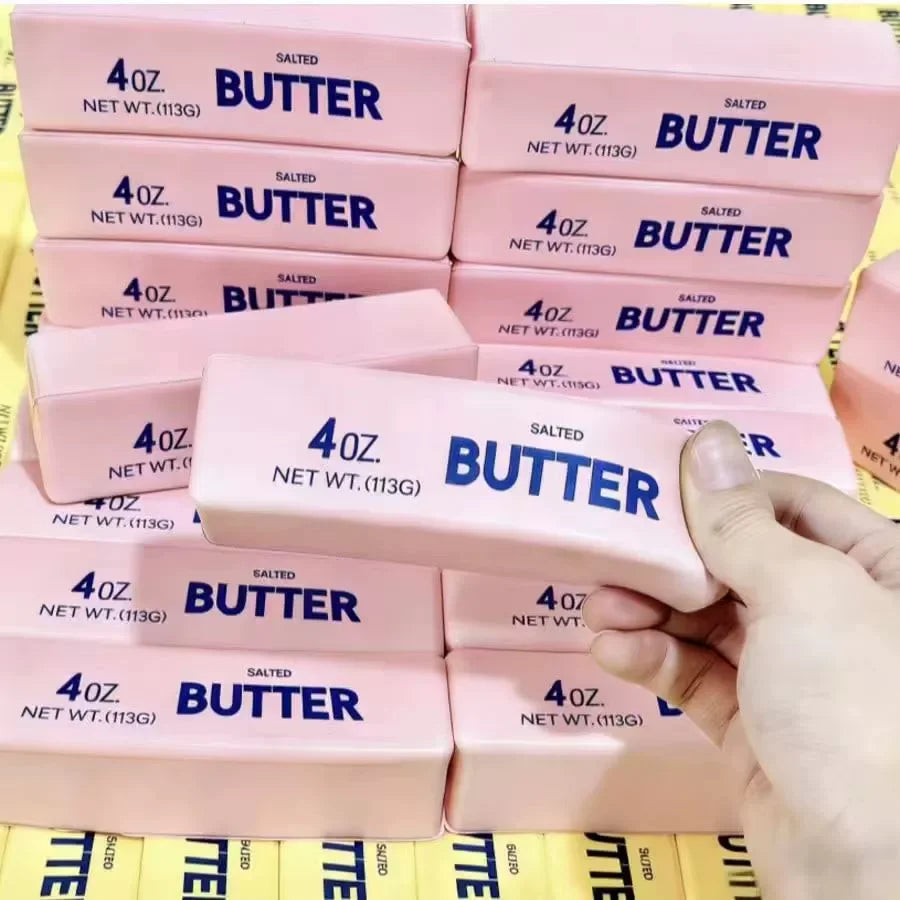 Butter Stick Squishy Fidget Toys Elastic Cheese Stick Funny Squeeze Prank Toy Stress Anxiety Relief Game interesting toys