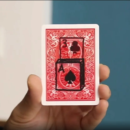 Mini Cardiographic By J.C Magic Tricks Close Up Street Illusions Gimmicks Mentalism Props Prediction Card Rising Poke Card Magia