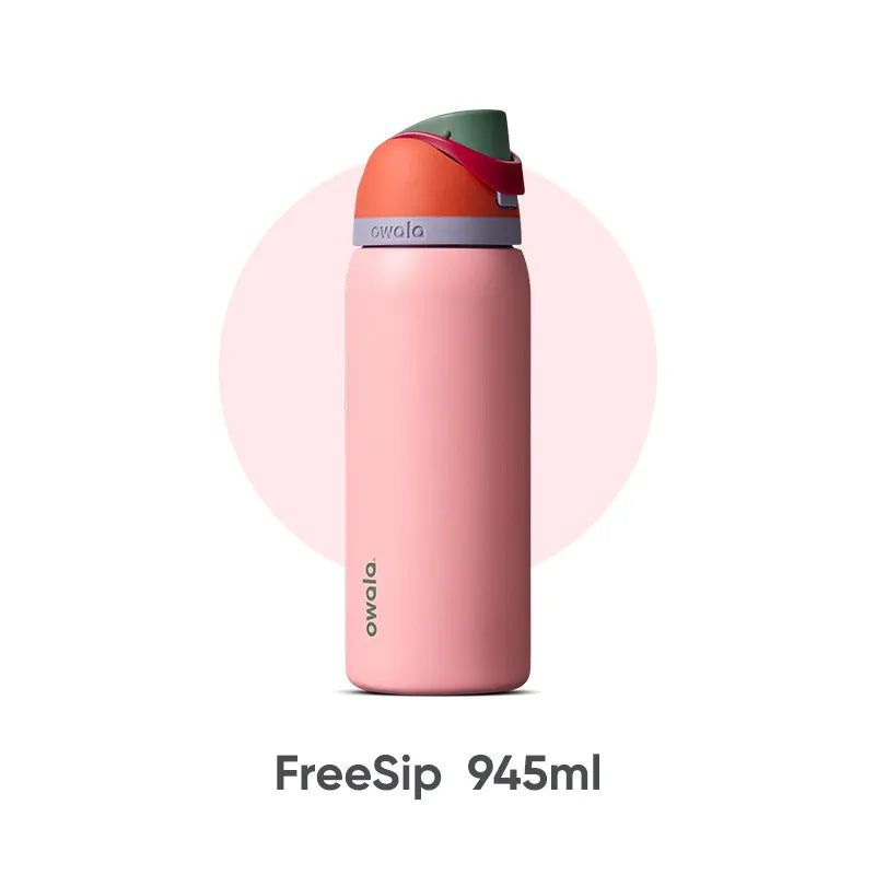 Owala Freesip 32oz Insulated Cup Straw Stainless Steel Water Cup Large Capacity Handheld Outdoor Insulated Pot 945ml