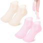 2 Pairs Of Moisturizing Silicone Foot Socks - Specially Designed For Cracked Feet, Contains Massage And Moisturizing Gel