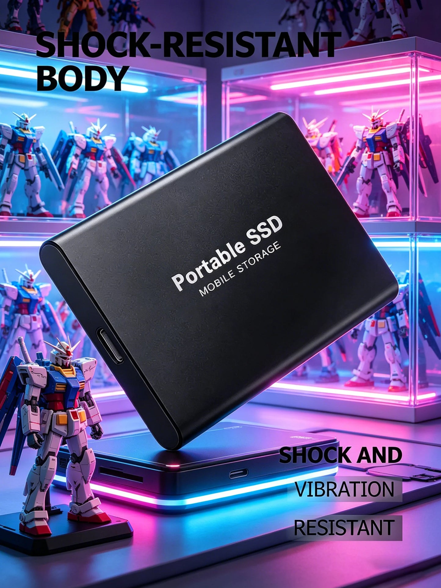 2.5" HDD Generic External Hard Disk High Speed Solid State Drive USB3.2 Data Storage For PC/Laptop
