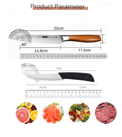WXCOO Fruit Slicing Knife For Household Ultra Sharp Chef Knife Stainless Steel Kitchen Accessories 4.7 Inch Kitchen Knife