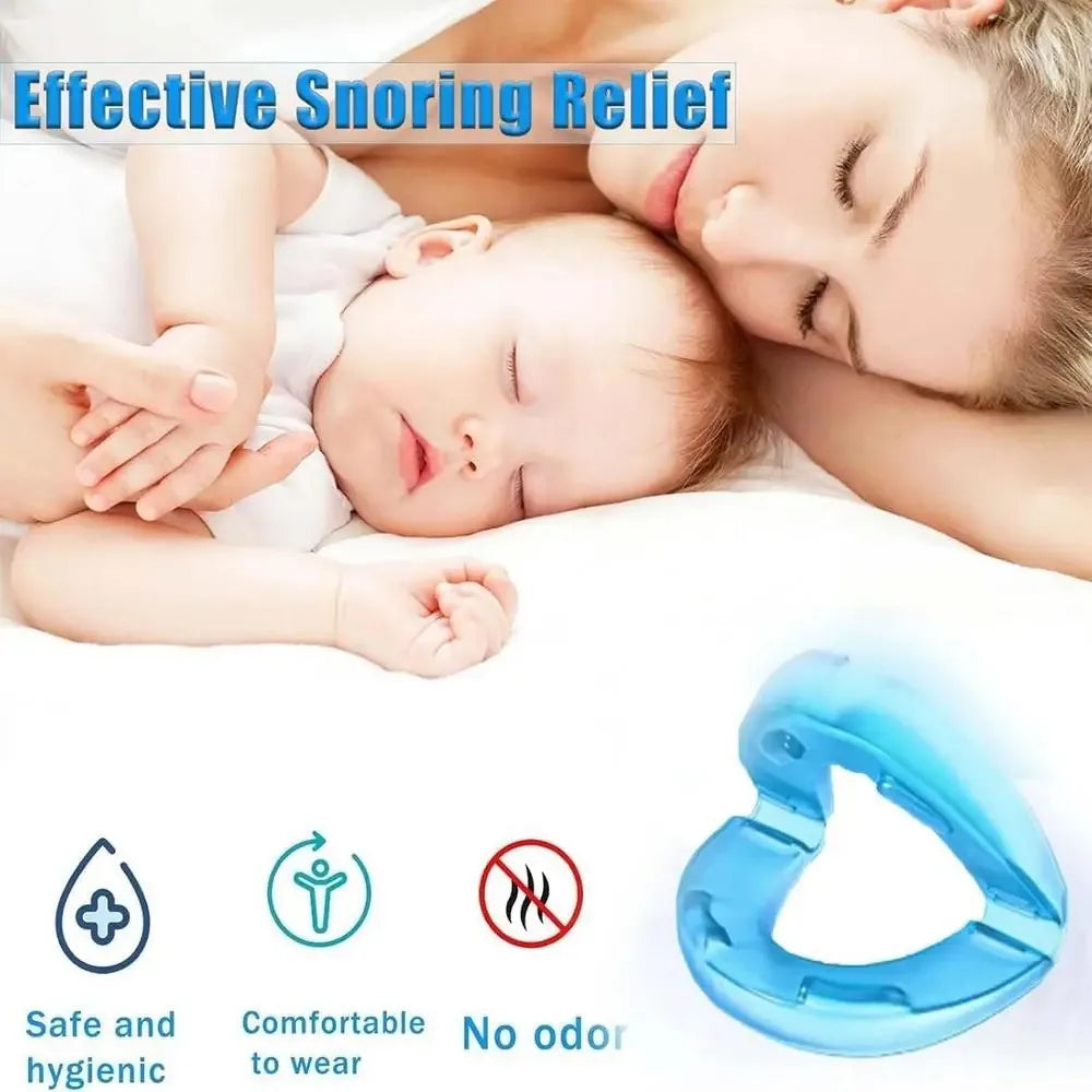 Anti Snoring Mouthpiece Reusable Snore Device Stopper Reduce Snoring Aid Snore Solution For Comfort Easy Breathing
