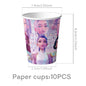 Demon Hunting Team Disposable Tableware Tablecloth Gift Bag Birthday Party Decoration Supply Classroom Reward Prize Fun Toy Gift
