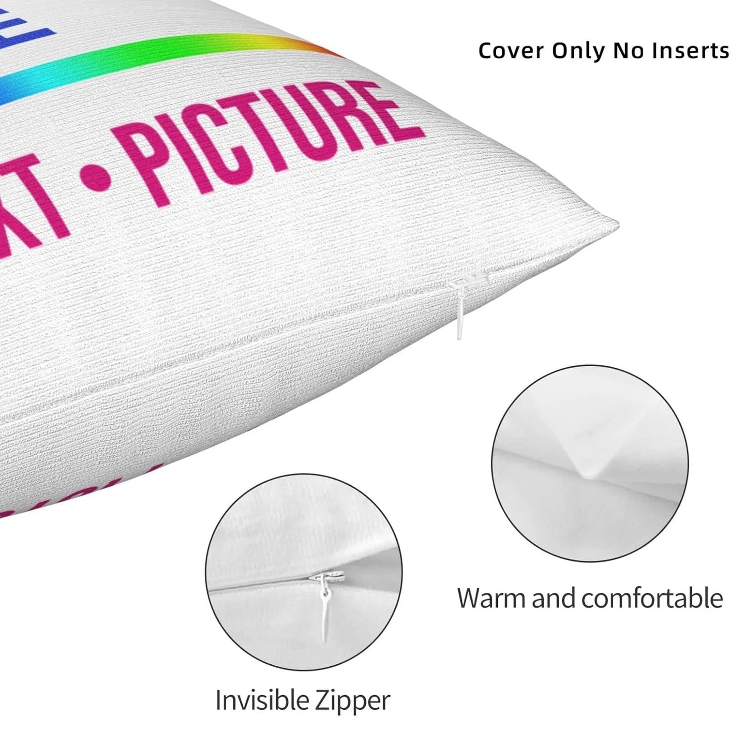 Customized Pillow Cover Personalized, Wedding Keepsake, Pet Memorial Pillowcase Custom Design