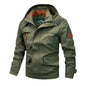 2025 New Men's Sports Jacket Thin Outdoor Quick Dry Loose Multi-Pocket Outerwear Waterproof Windproof Casual Spring Autumn Coat