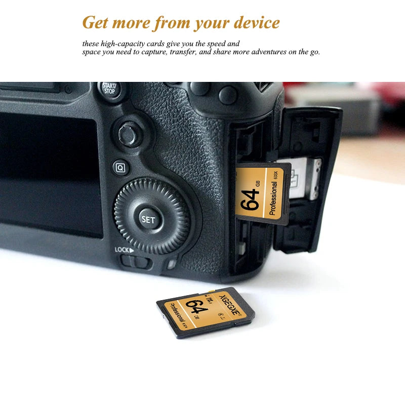 XGEGXE SD Card 32GB Class 10 High Speed 633x Video Card 4GB 8GB 16GB UHS-1 Professinonal Flash Memory Card for Camera Laptop
