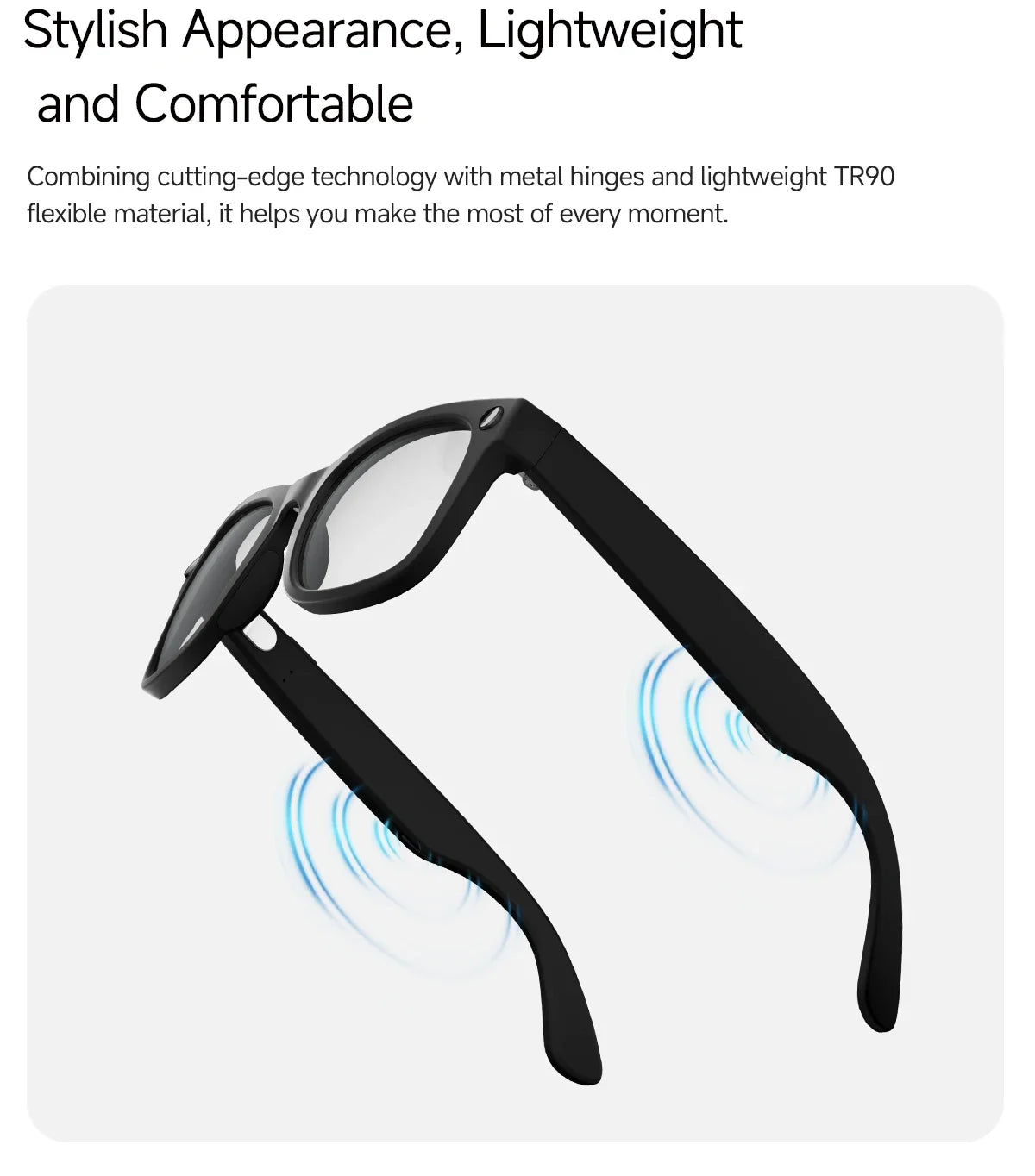 AI Smart Glasses NEW MT5 Ultra Real-time Translation Glasses 800W Pixel Camera Photo Video Recording Smart Wearable Devices