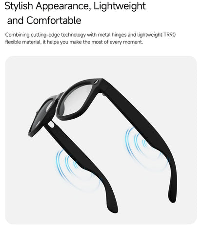 AI Smart Glasses NEW MT5 Ultra Real-time Translation Glasses 800W Pixel Camera Photo Video Recording Smart Wearable Devices