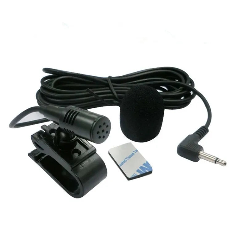 Car Microphone Micro Car Radio 3.5mm Jack Mic Stereo Mini Wired External Microphone For Auto Dvd Radio 3m Long Mini Microfono