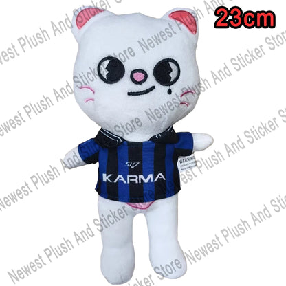 8pcs Skzoo Plush 25cm Kpop Cartoon Stuffed Animal Plushies Stray Kids Plush Doll Toys Kawaii JYP Adults KZ Fans Keychain  Gift