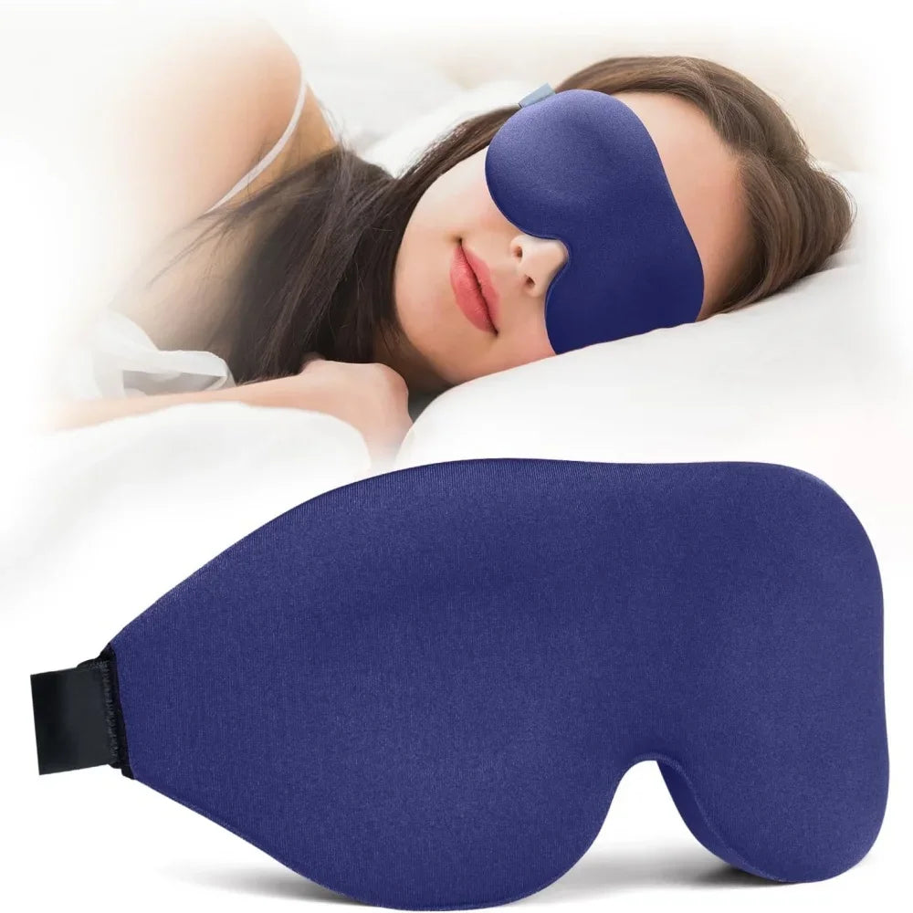 3D Soft Breathable Sleep Eye Mask 100% Blackout Zero Eye Pressure Plane Travel Eye Covers Sleeping Aid Eye Sleep Masker Eyepatch