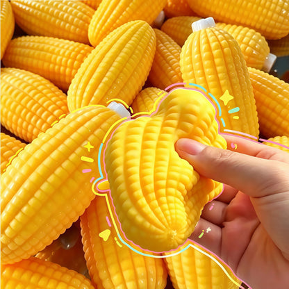 Corn Building Block Pressure Ball Fidget Toy, Squeeze Ball Round Crisp Sound Block Filling, Asmr Adult Stress Relief Toy