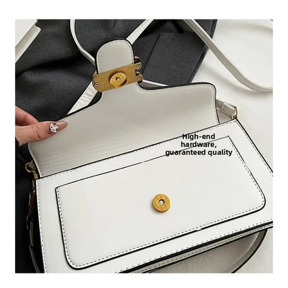 2026 New Niche Solid Color Small Square Bag Premium Texture Simple Versatile Multi-compartment Shoulder Crossbody Bag Fashion