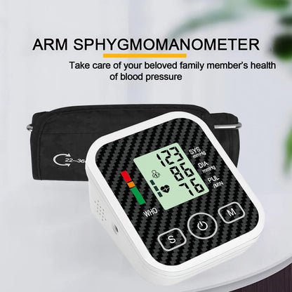 Blood Pressure Monitor Digital Tonometer Upper Arm Blood Pressure Meter Automatic BP Medical Sphygmomanometer Pulse
