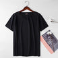 1pcs Men T-shirts Ice Silk Traceless Slim T Shirt For Man Seamless Casual V-neck Short Sleeve Tee Male Summer Thin Clothing Tops
