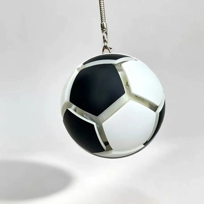 Stress-Relief Football Squeeze Toy International Flag Keychain Souvenir Small Fan Gift Button Collectible