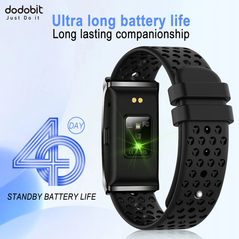 Dodobit Ai Non-screen Smart Bracelet with Heart Rate Blood Pressure Fitness Tracker Sport Reloj Inteligente 2026