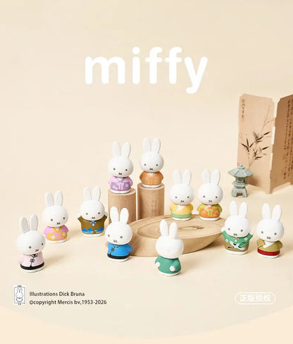 Genuine Blind Box Kawaii Miffy Cartoon Cute Doll Desktop Decoration Figure Birthday Gift Gift Toy for Girl