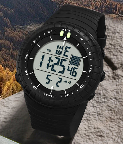 SANDA New 6256 Men's Electronic Watch Large Dial Outdoor Waterproof Sports Watch Night Light Alarm Clock Multi functional Watch