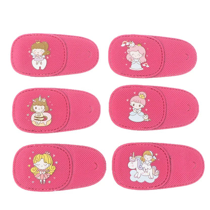 【6Pcs/set Children Health Care Kids Occlusion Medical Lazy Eye Patch Eyeshade For Kids Strabismus Vision Care Kit】