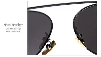 TAGION Brand New Men's Pilot Sunglasses Women Men Alloy Frame Fashion Sunglasses Driving Lenses Unisex Eyewear 2767