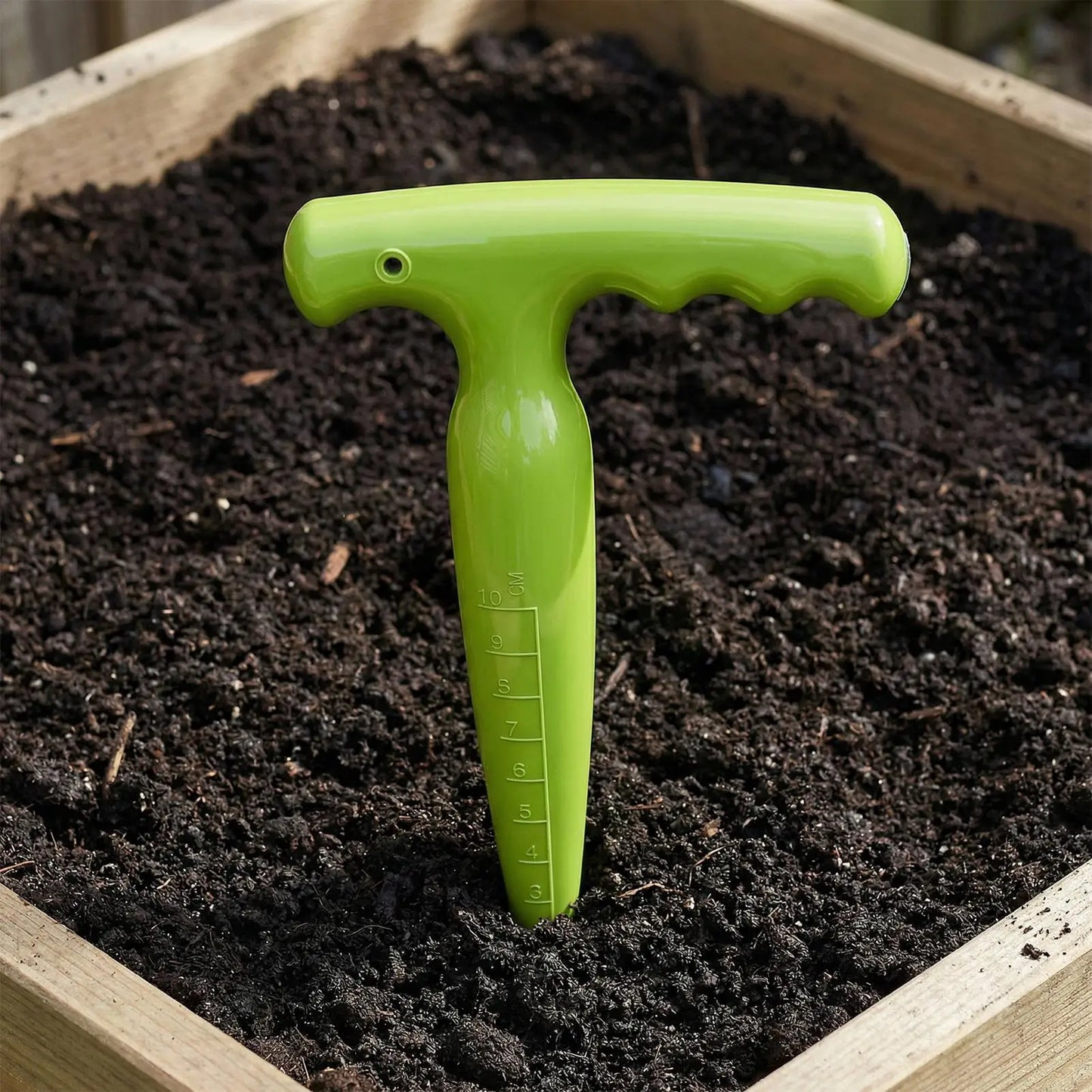 Long-handled Hole Digger For Seedling Cultivation Gardening Seeder Sowing Hand Tool Plant Hole Digger For Transplanting Planting