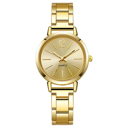 Women Watch Fashion Small Dial Gold Watch Woman Luxury Alloy Strap Ladies Quartz Wristwatches Gift Clock Gift reloj mujer